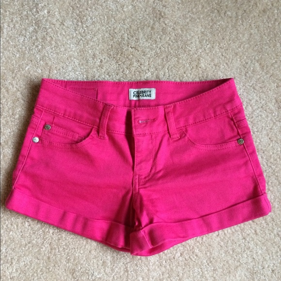 Celebrity Pink Pants - Celebrity Pink bright pink shorts